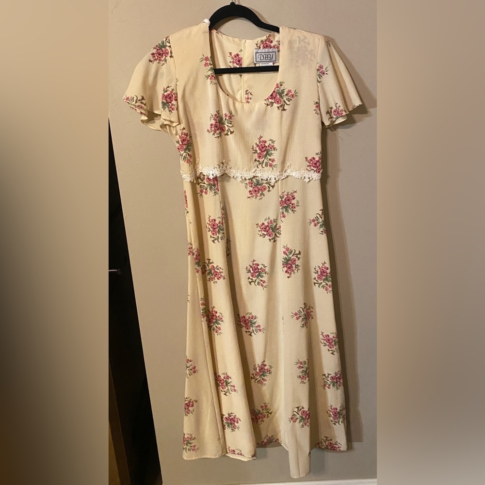 Vintage Floral Dress
